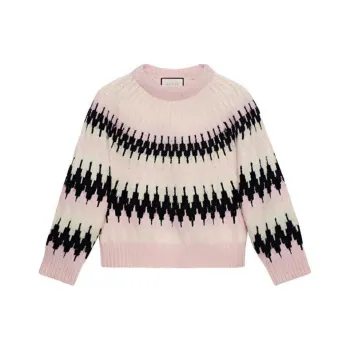 GUCCI 2020 Fall And Winter Collection Sweater Men's Pink