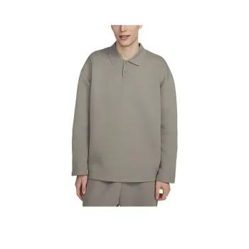 Nike Tech Fleece Re-imagined Polo Shirt Men's Dark Gray Mud
