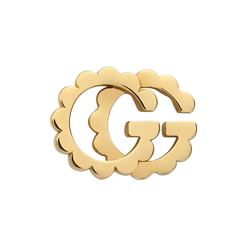 GUCCI GG Running Earrings Women's Gold-1
