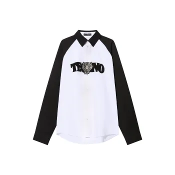 TCH Shirts Unisex White With Black Logo