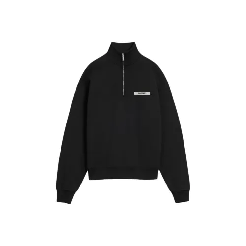 Jacquemus The Gros Grain Zipped Rollneck Sweatshirt