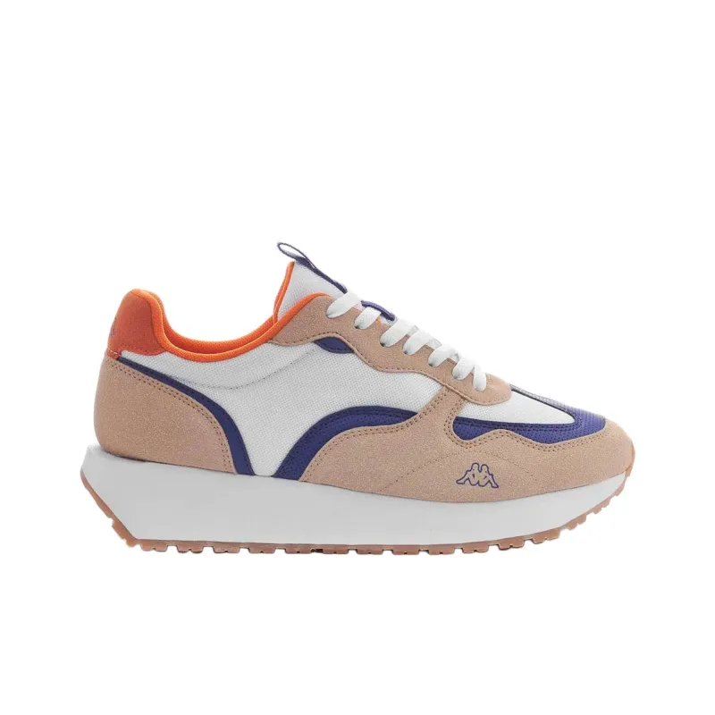Kappa Anti Slip Wear Resistant Low Top Running Shoes Men's White Umber-1
