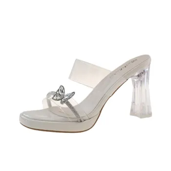 Baibianzhiheren Quiet Slip Resistant Slide Slippers Women's