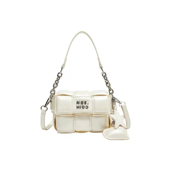 Single Warehouse PU One Shoulder Handbag Regular Women's Ecru/Silver/Pink/Black