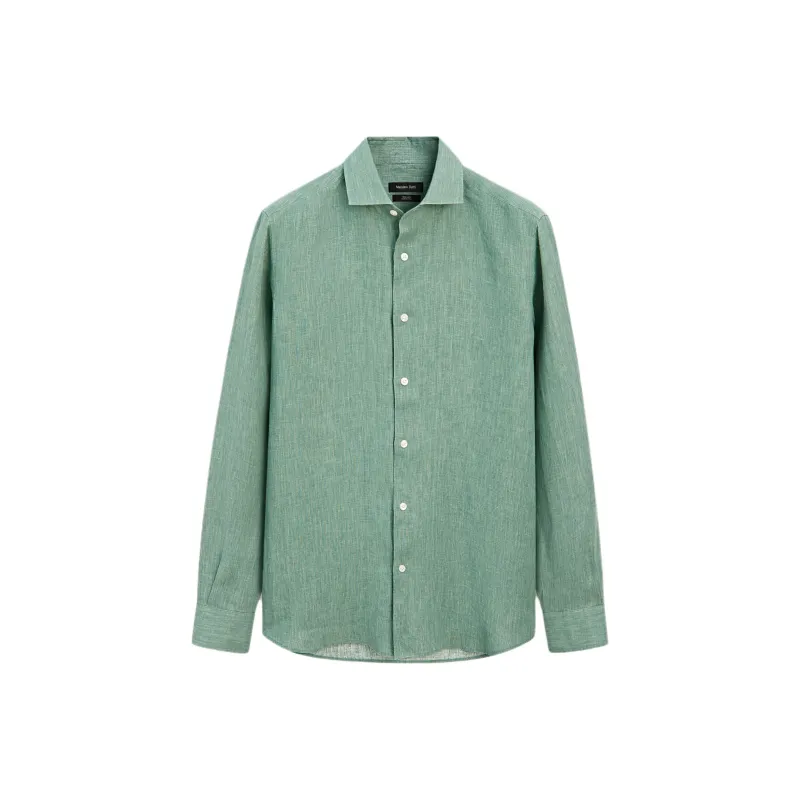 Massimo Dutti Shirt Men's Green-0
