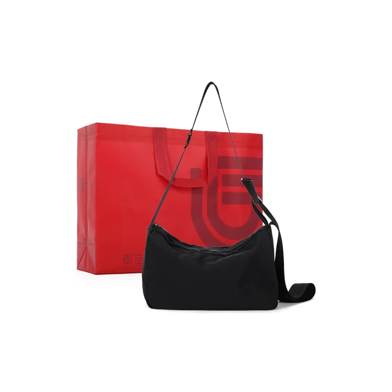 Dubaolu Fabric Shoulder Bag, Crossbody Bag Medium Size Women's Black-0
