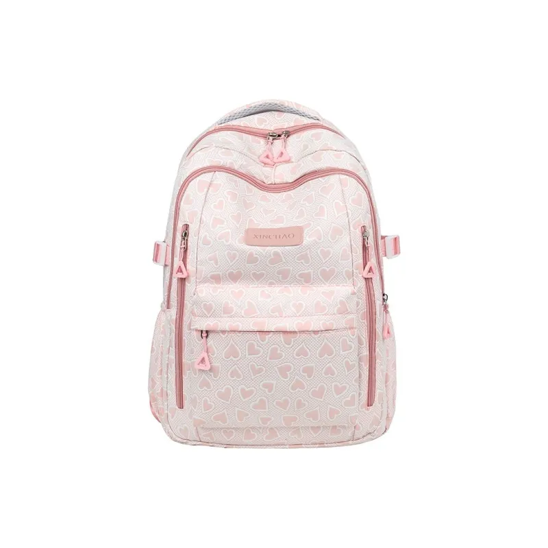 OURFUN Nylon Backpack Unisex Gray/Yellow/Green/Blue/Pink-12