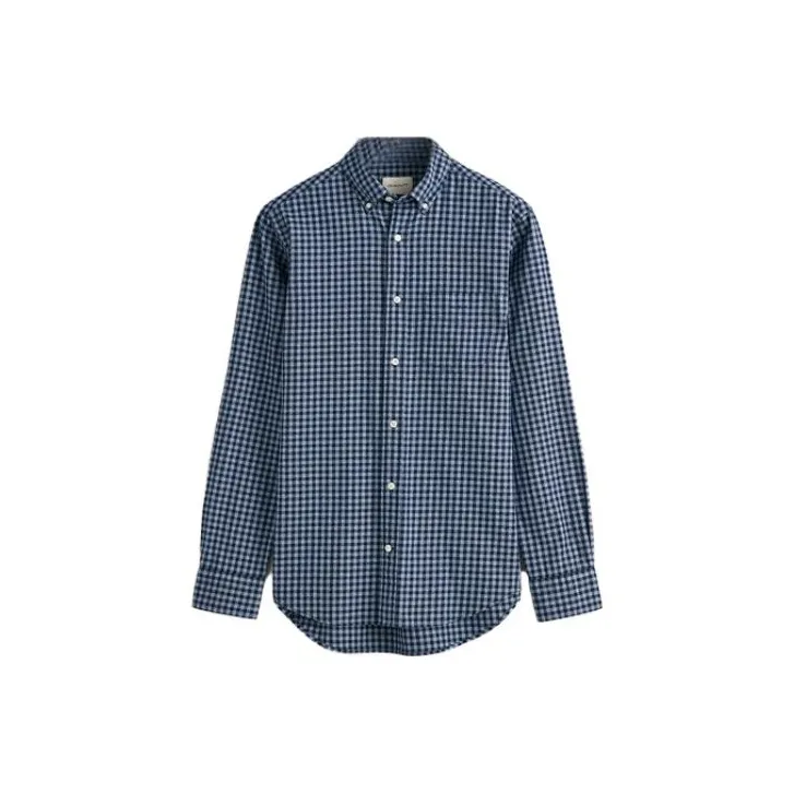 GANT Shirts Men Sea Blue 410-0