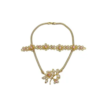 Givenchy Floral Necklace Set Set Of Two