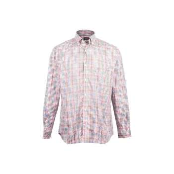 Paul & Shark Yachting Shirt Men's Red Plaid Color