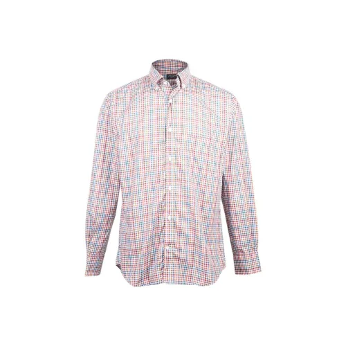Paul & Shark Yachting Shirt Men's Red Plaid Color