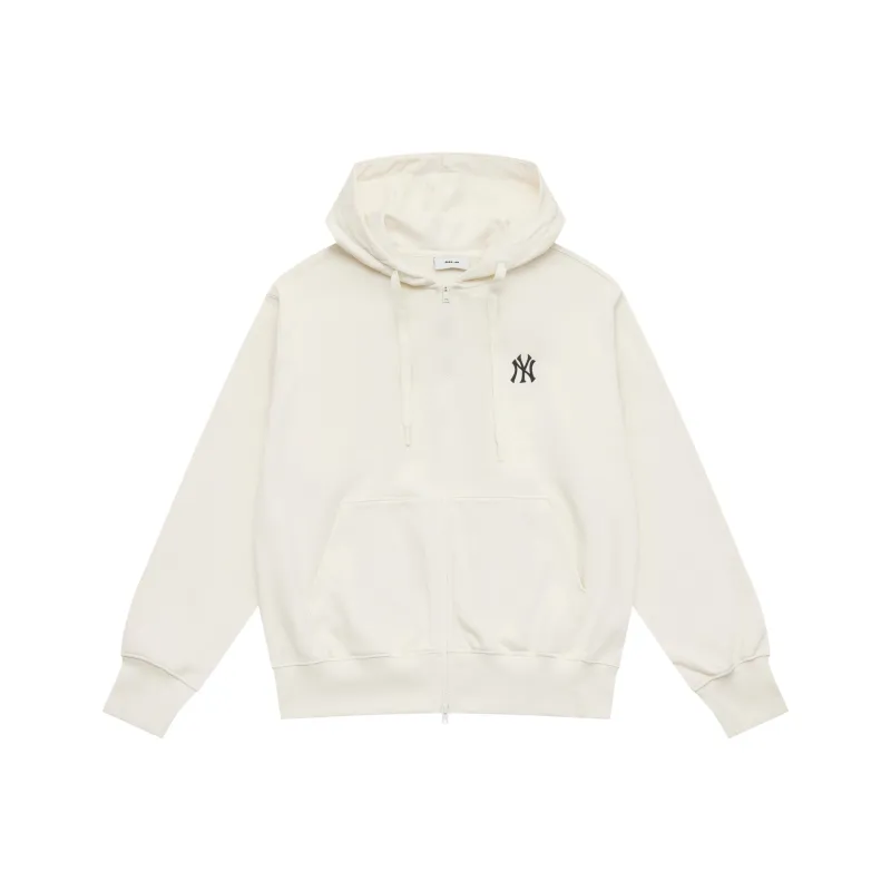 MLB New York Yankees Jackets Coats Unisex Cream-0