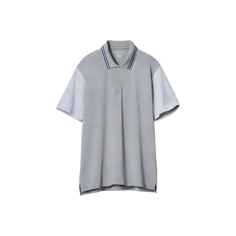 UNIQLO SS24 Polo Shirt Unisex Sky Gray-0