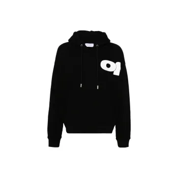 OFF WHITE Shared Logo Drawstring Hoodie