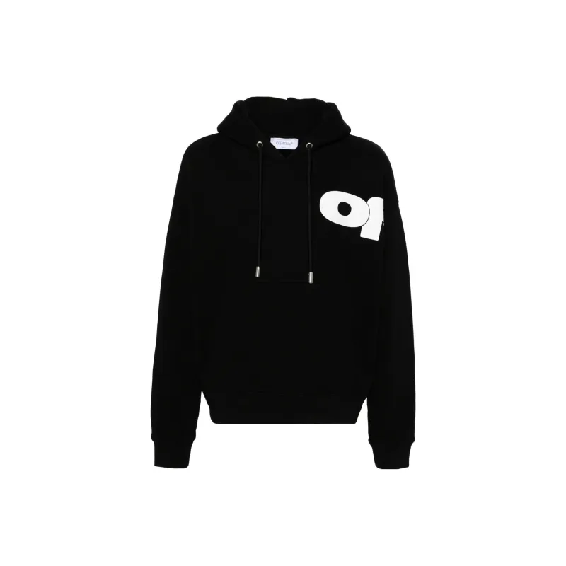 OFF WHITE Shared Logo Cotton Hoodie-0