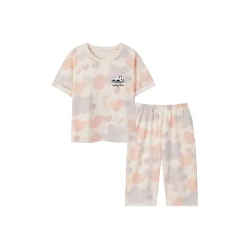 FENTENGCARE Pajama Set Women's Apricot