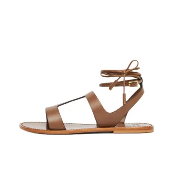 WEEKEND MaxMara One Strap Sandals Women's Brown