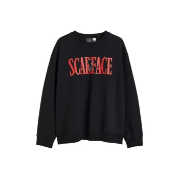 H&M Sweatshirt Men's Black/Scarface