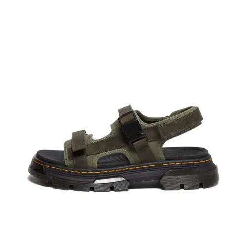 Dr.Martens FORSTER II Beach Sandals Unisex Olive Green