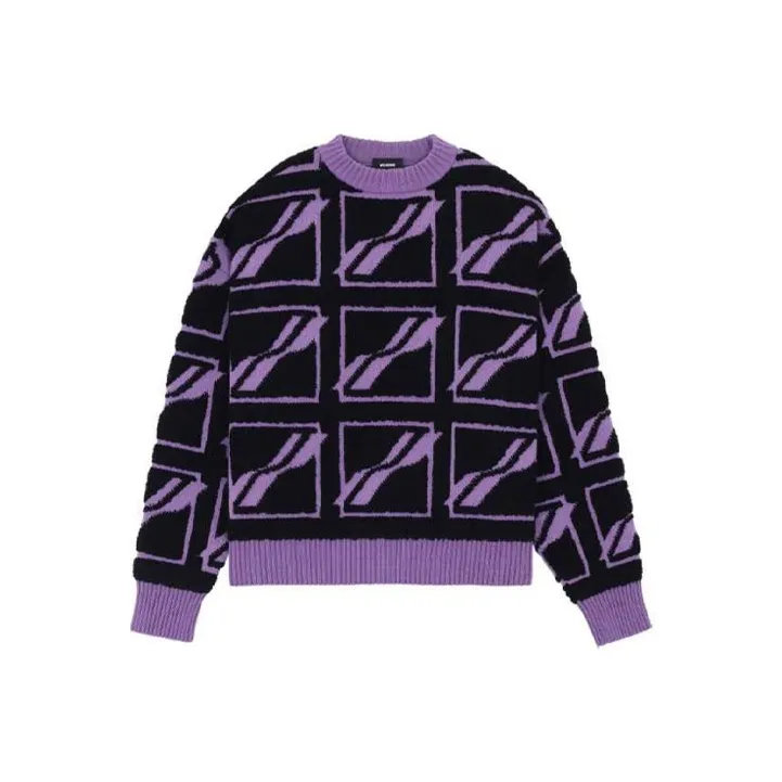 WE11DONE Sweaters Unisex Purple-0