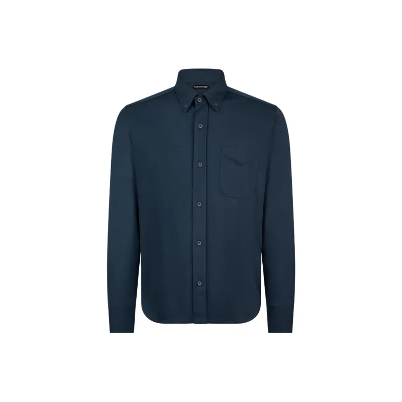TOM FORD Shirts Men Blue-0