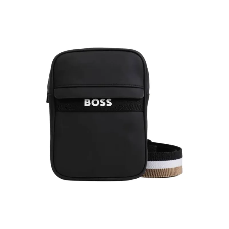 BOSS Polyester Shoulder Bag Men's Black-0