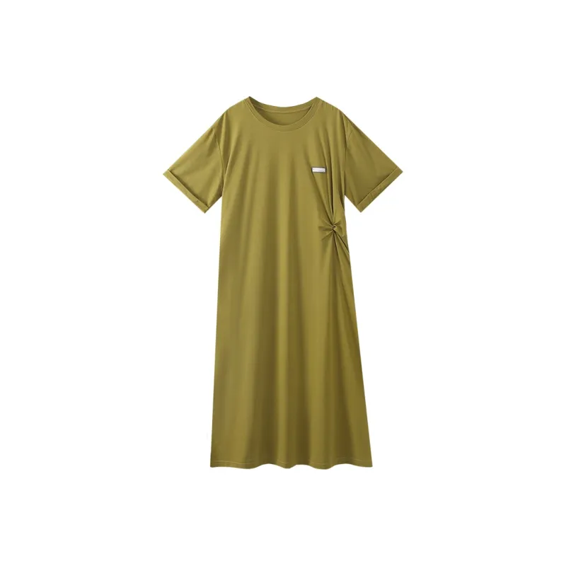 Lan Miao Nightgown Women's Army Green-0