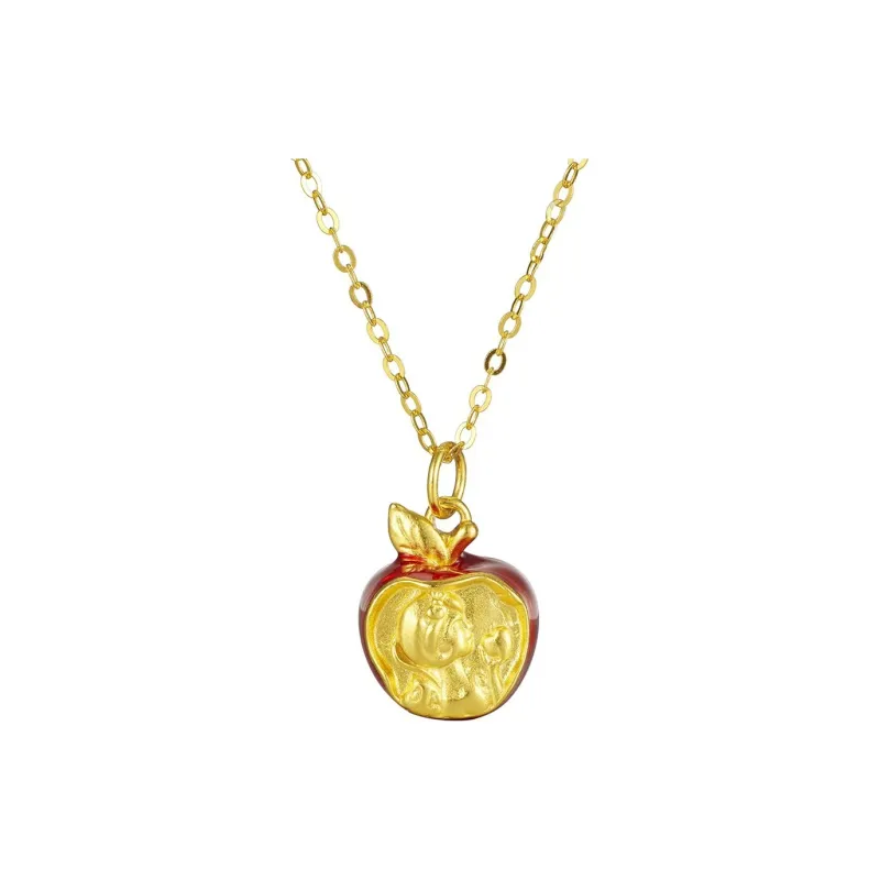 Happy Tide S999 Fine Silver Necklaces Women's-0