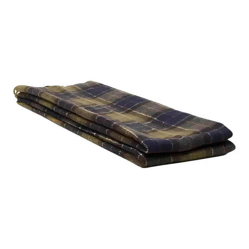 BARBOUR 100% Wool Knit Scarves Men's Green-2