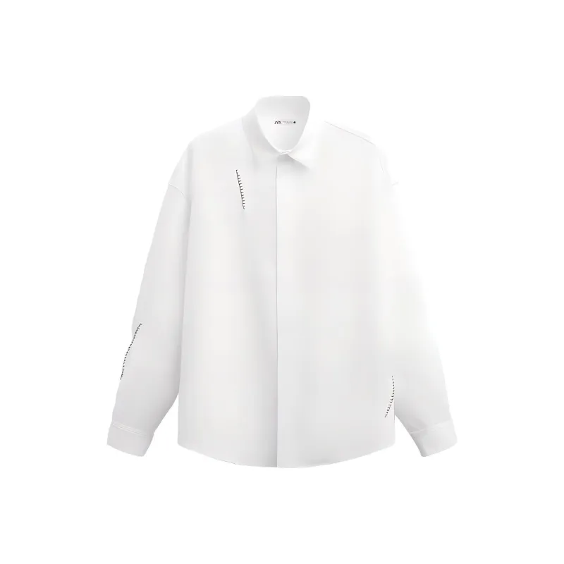ZARA Shirts Men White-0