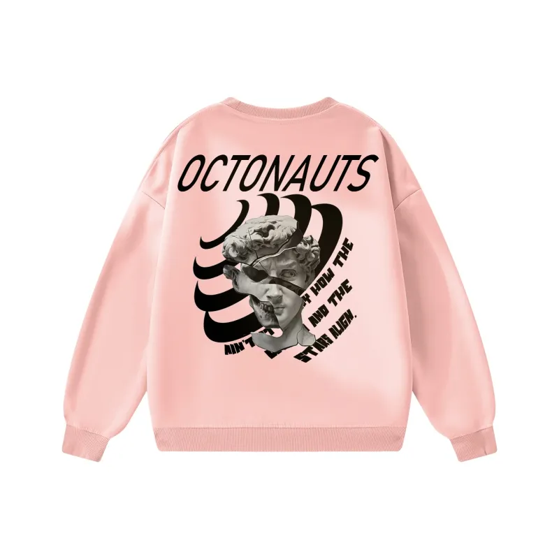 Small Columns Under The Sea Sweatshirt Unisex-4