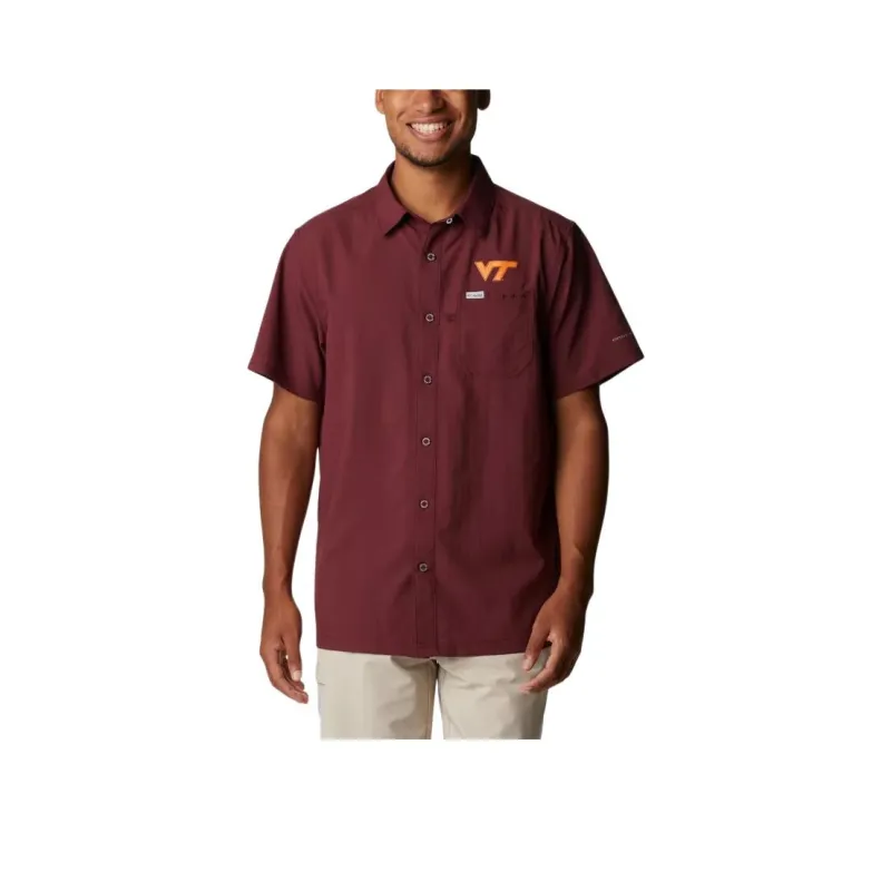 Columbia PFG Slack Tide™ Shirt Men's Burgundy-0