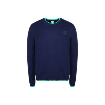 KENZO Loose Fit Knitwear Men's Dark Sky Blue