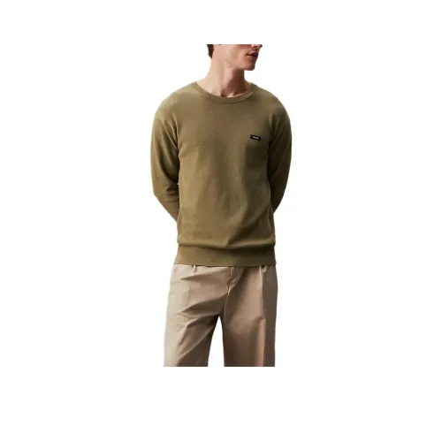 CALVIN KLEIN Shirt Europe Version Men's Delta Green
