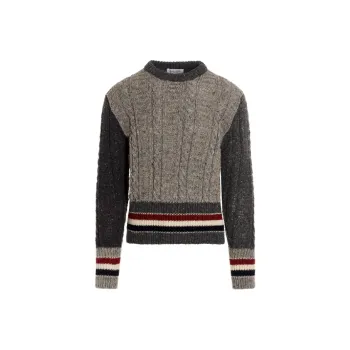 THOM BROWNE Sweaters Men Gray