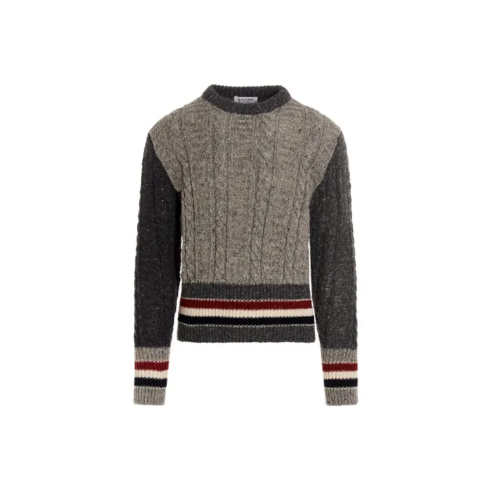 THOM BROWNE Sweaters Men Gray-0
