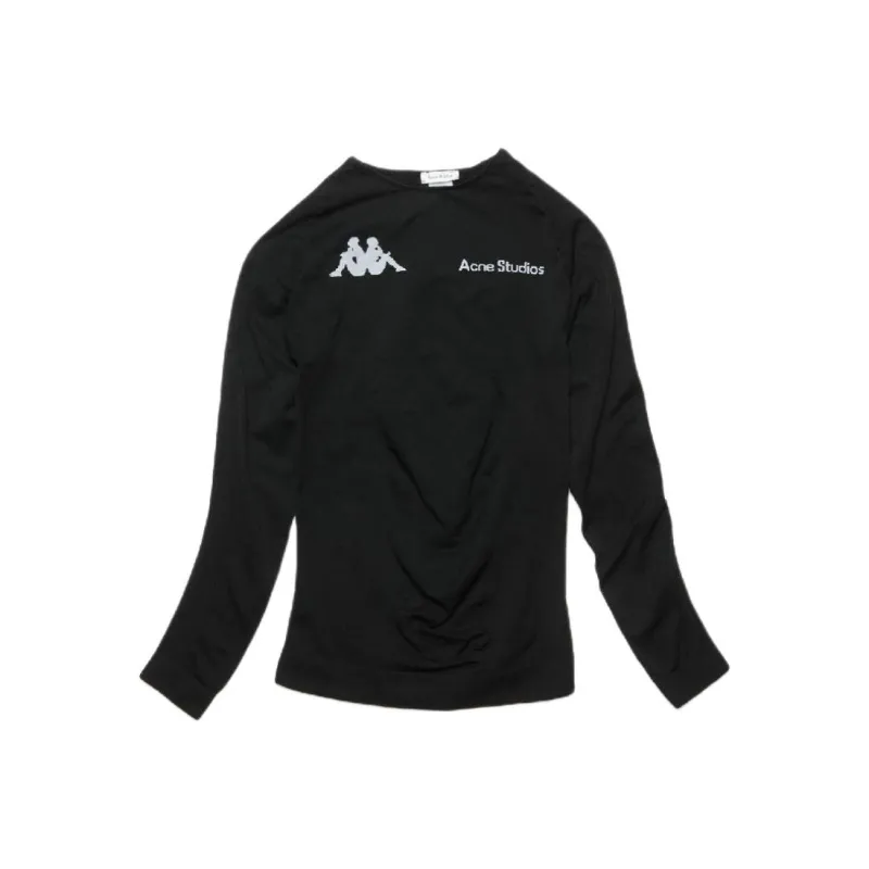 Acne Studios X Kappa Long Sleeve Logo T shirt-0