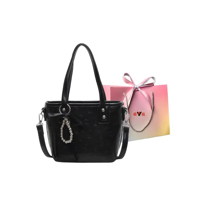 Yalu PU One Shoulder Handbag Women's Black/Pink/Blue/White-0