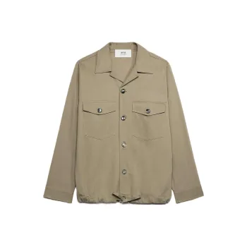 AMIPARIS Classic Overshirt With Drawstring