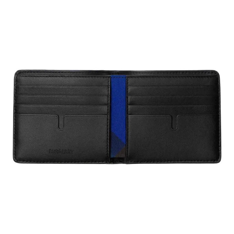 Burberry Calfskin Wallet, Card Holder Men's Black-2