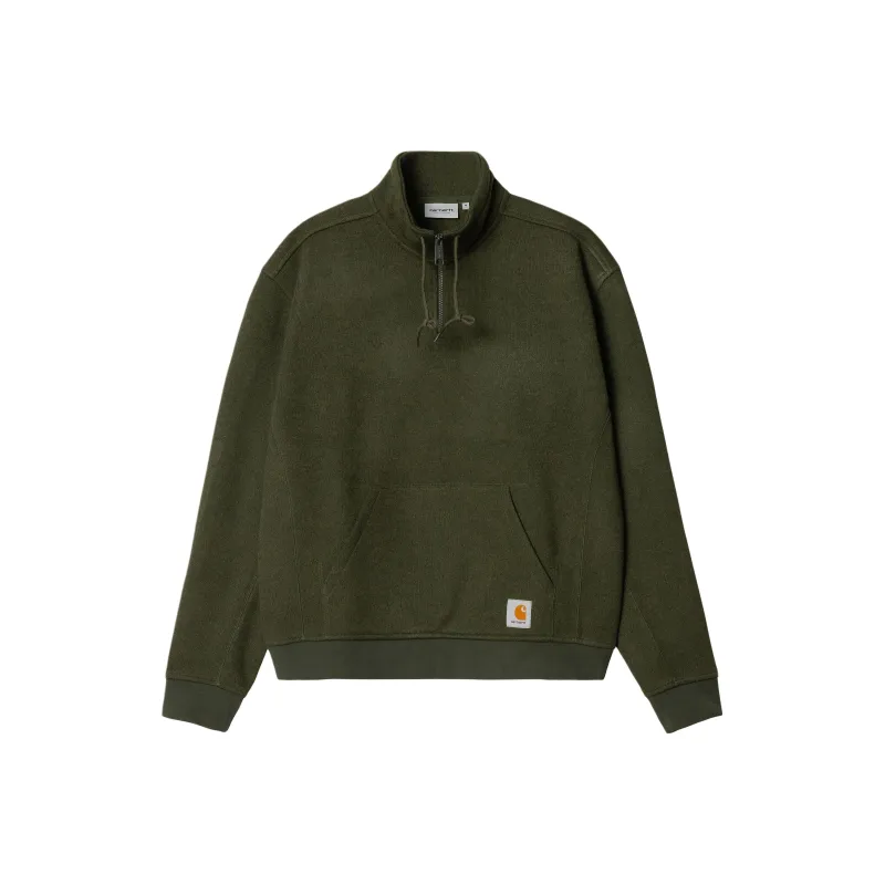 Carhartt WIP FW24 Luther Half Zip Sweat Sweatshirt Men's Green-0