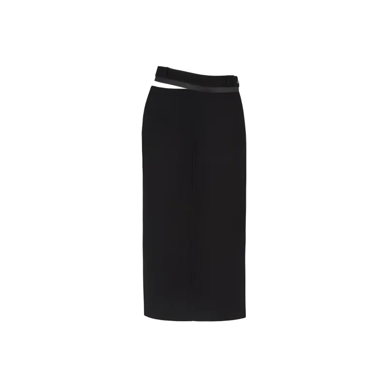 FENDI Casual Long Skirt Women's Black-1