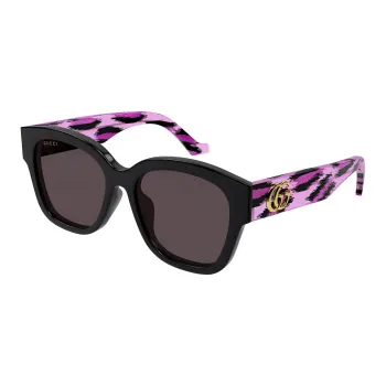 GUCCI Low Nose Bridge Round Frame Sunglasses