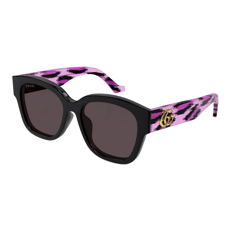 GUCCI Low Nose Bridge Round Frame Sunglasses-0