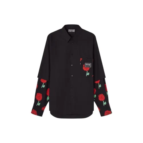 VERSACE JEANS COUTURE Shirt Men's Black