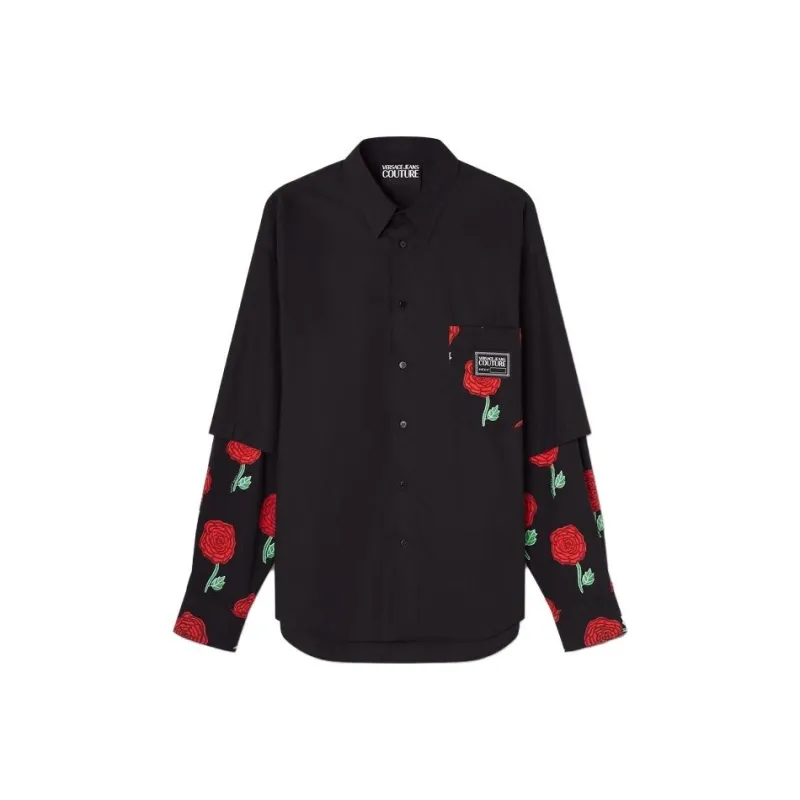 VERSACE JEANS COUTURE Shirt Men's Black-0