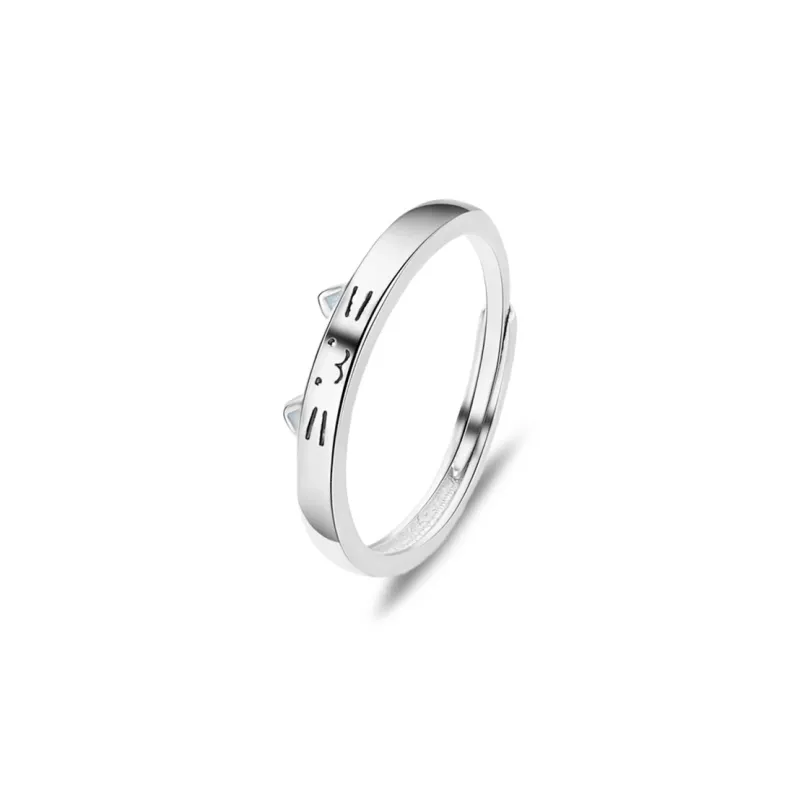 Old Fu Gold 999 Fine Silver Rings Unisex-7
