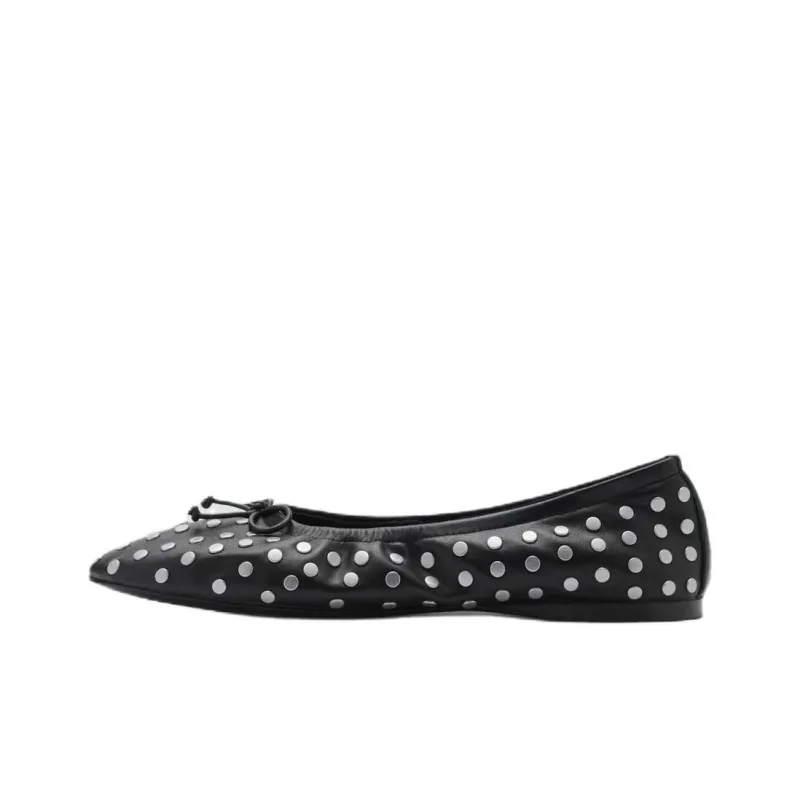 MANGO Casual Single Shoes Women's Black-0