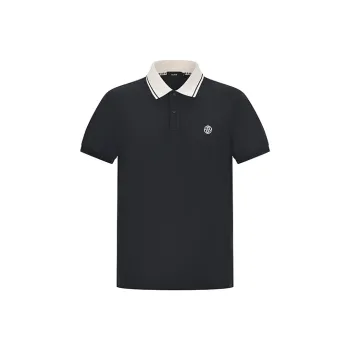 RARE Polo Shirt Short-Sleeved T-Shirts Men's Black