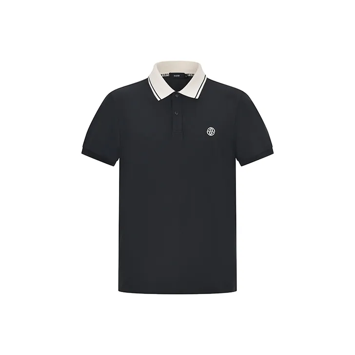 RARE Polo Shirt Short-Sleeved T-Shirts Men's Black-0